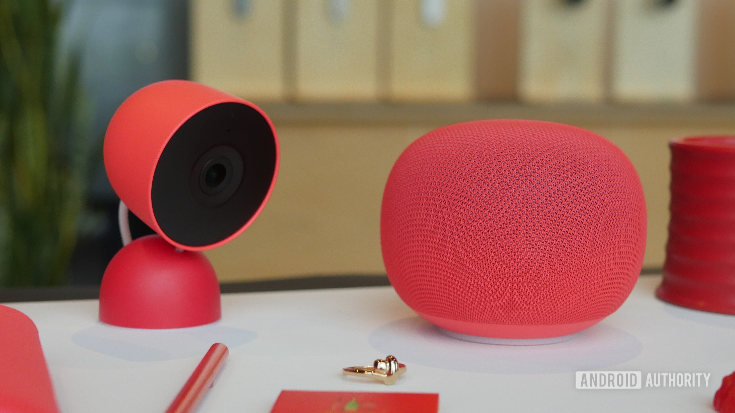 google nest cam alto-falante dom&eacute;stico interno berry