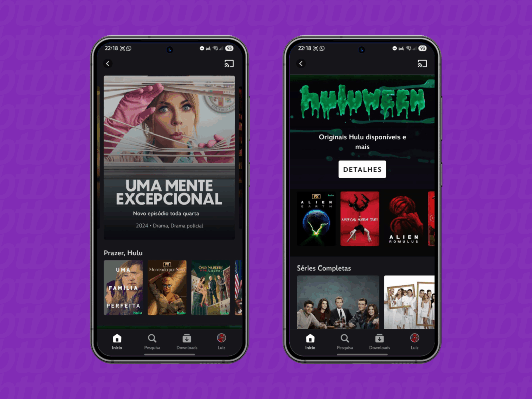 Explorando os conteúdos da Hulu