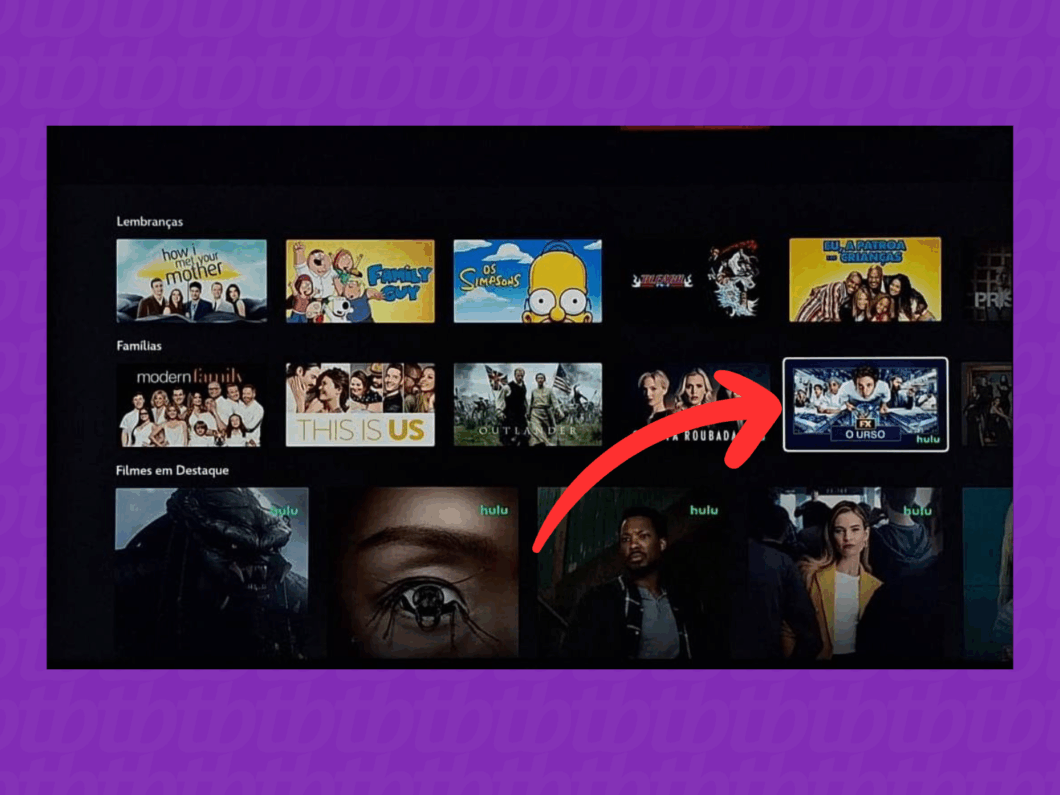 Selecionando a atração do catálogo