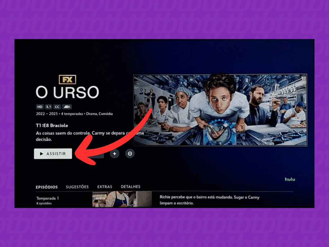 Dando play no conteúdo da Hulu