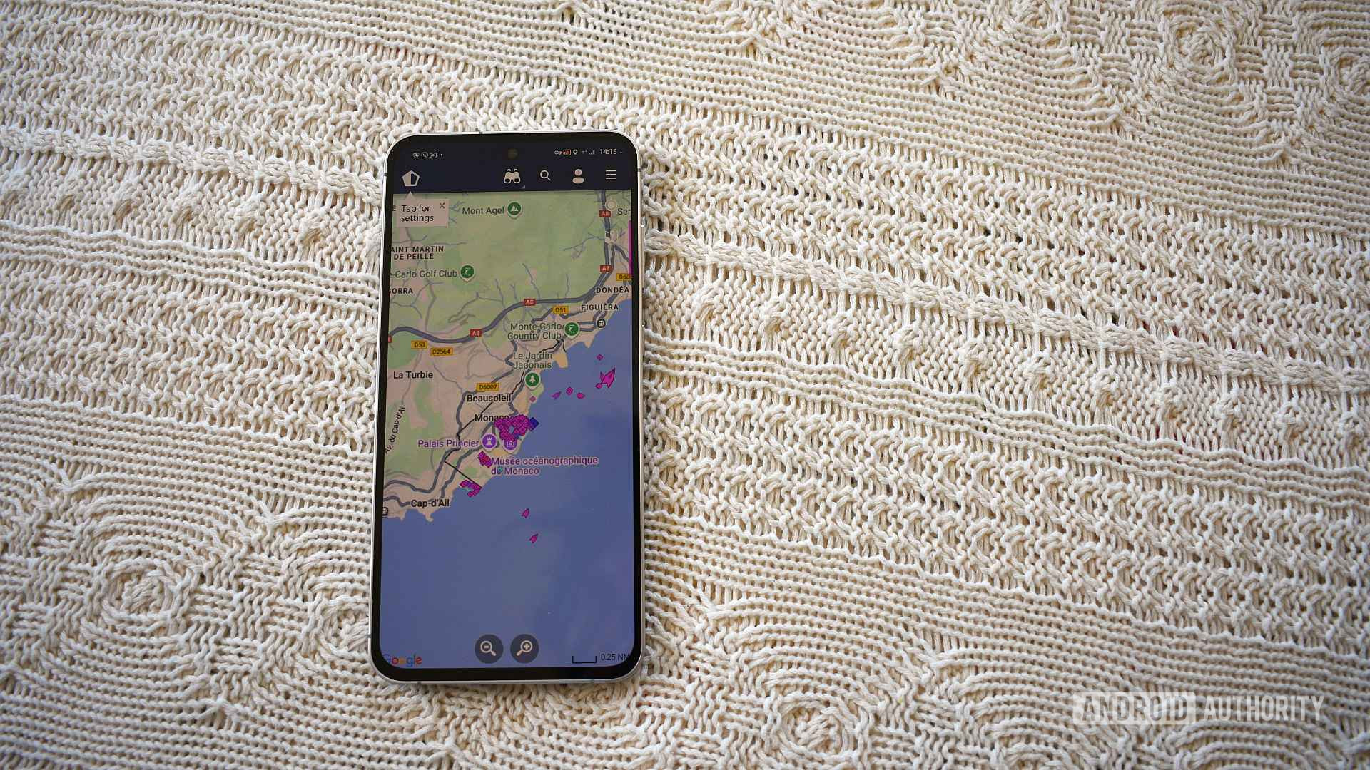 aplicativo Android de tráfego marítimo 1