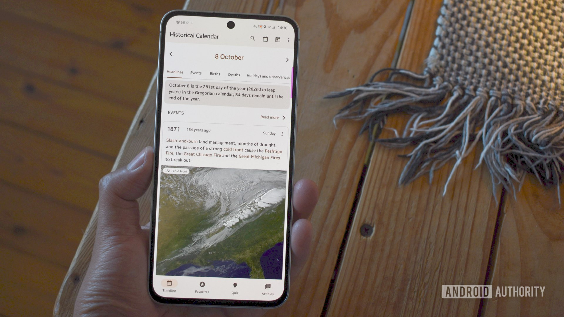 aplicativo android calendário histórico 1