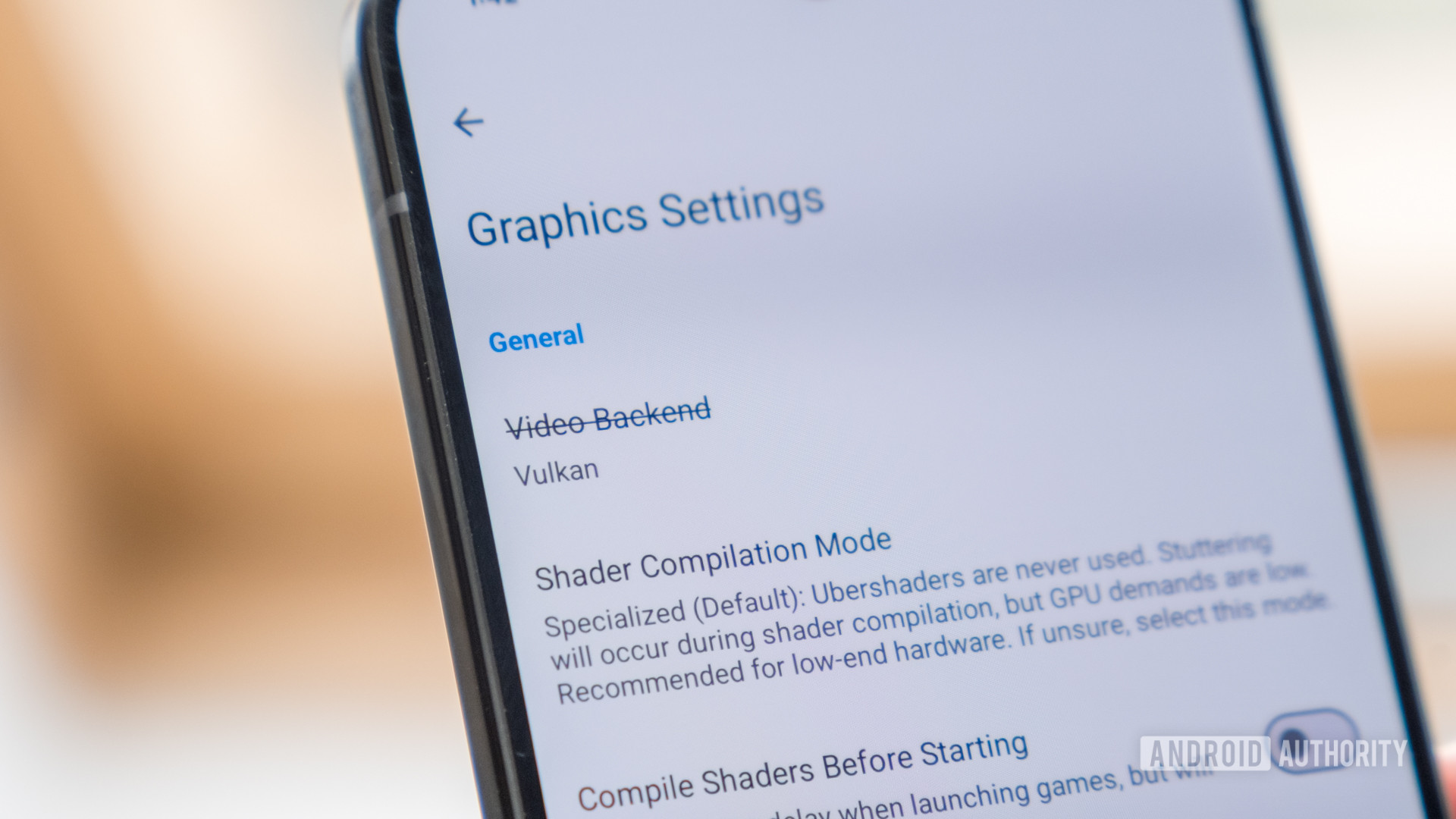 Configurações gráficas Vulkan emulador dolphine