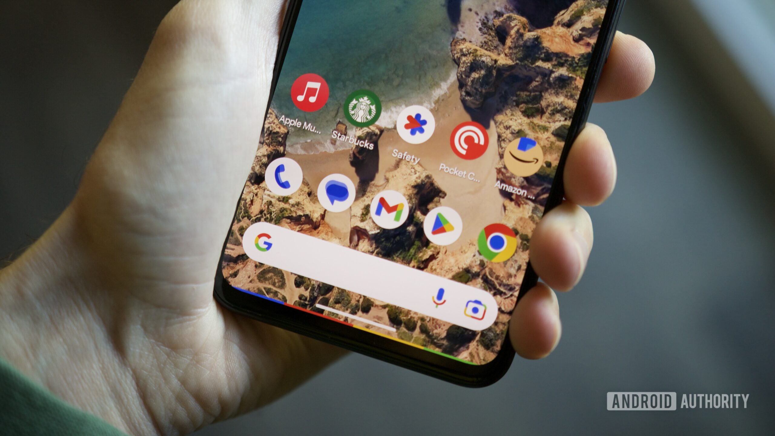 Animação Active Edge no Pixel 4.
