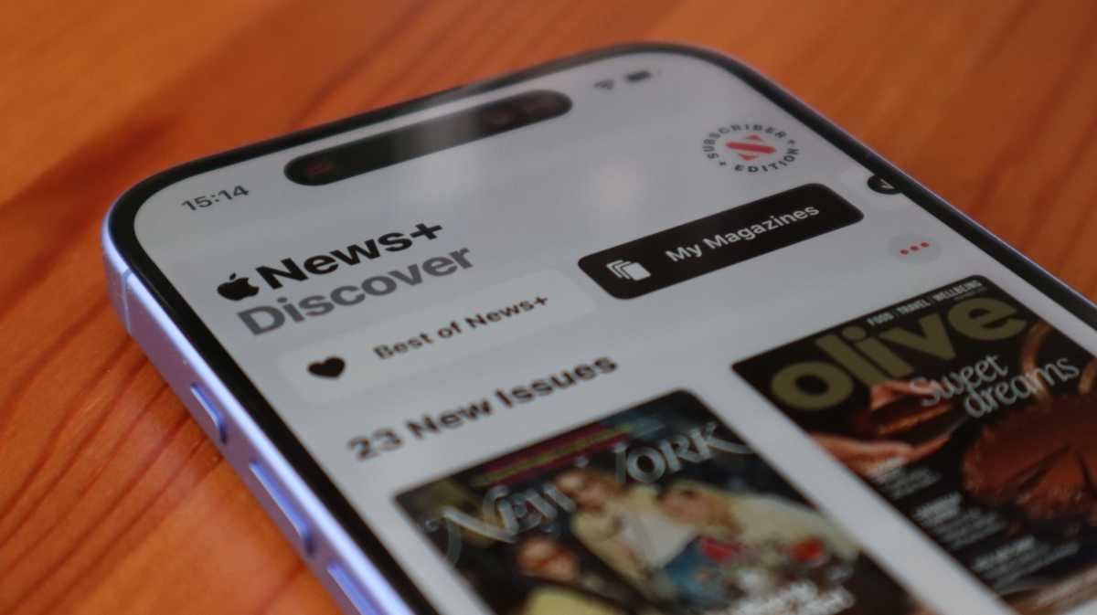 Using Apple News+ on the iPhone 16