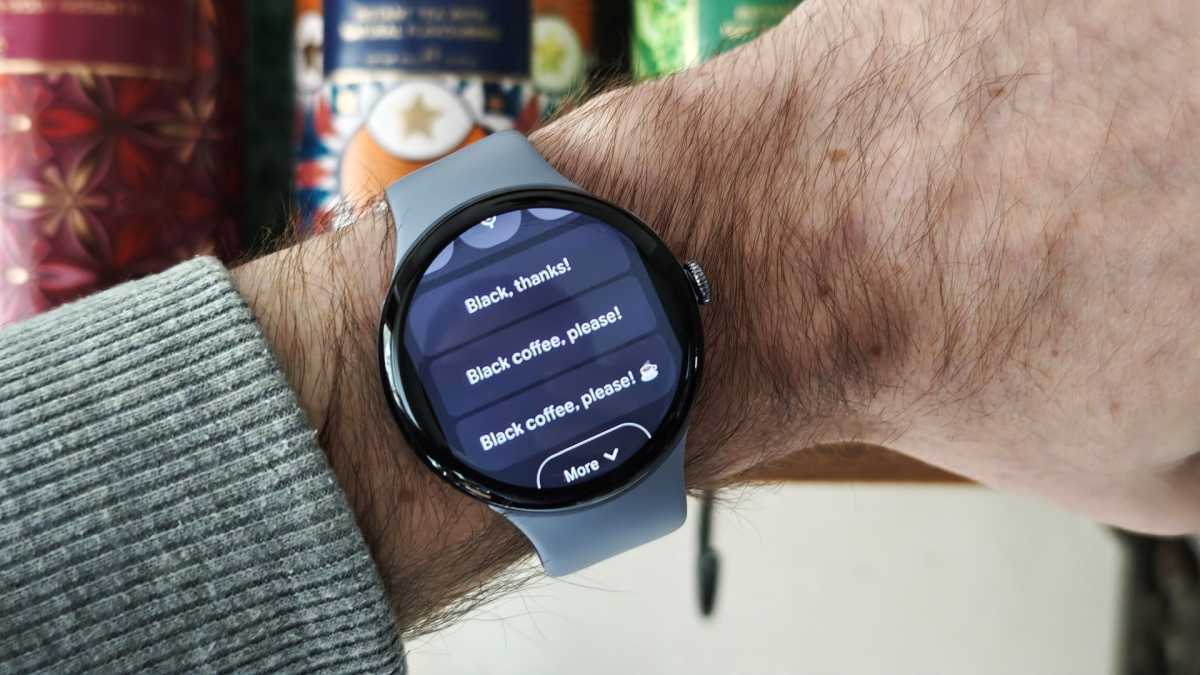 Pixel Watch 4 smart replies