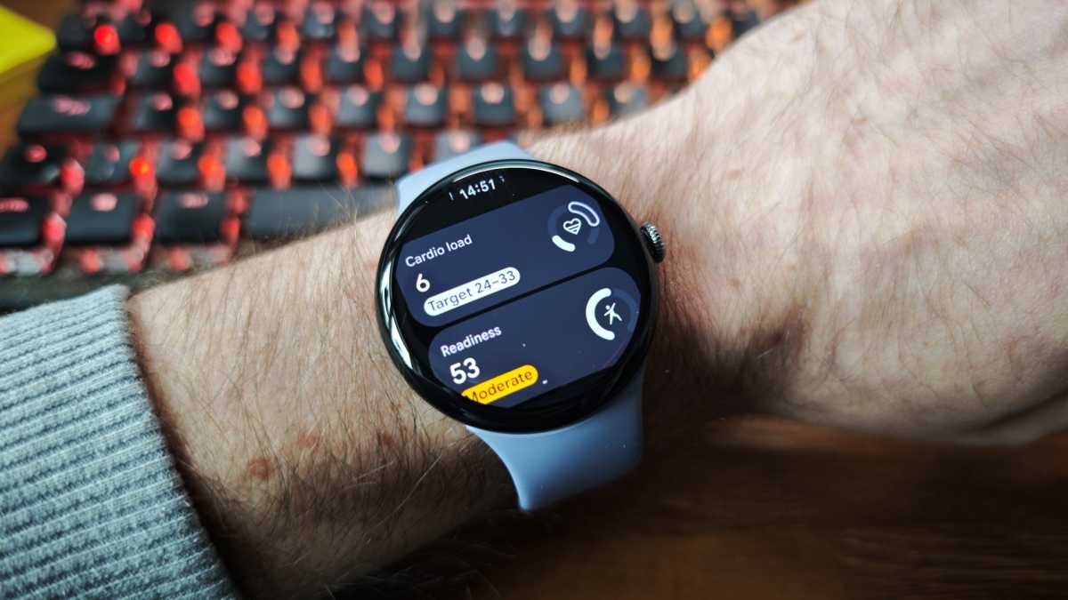 Pixel Watch 4 Readiness and Cardio Load