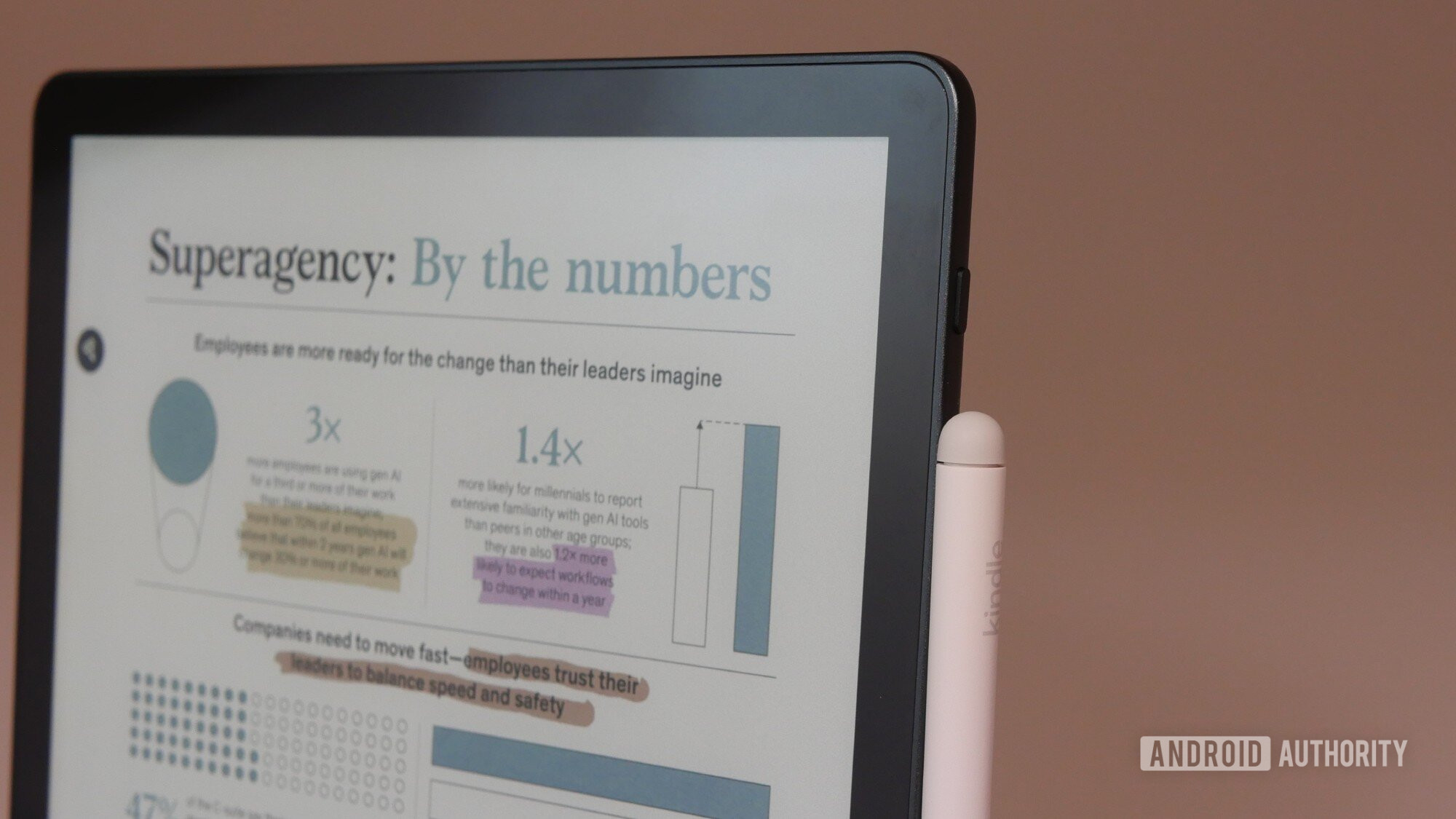 O mais novo modelo Scribe apresenta uma luz frontal atualizada.