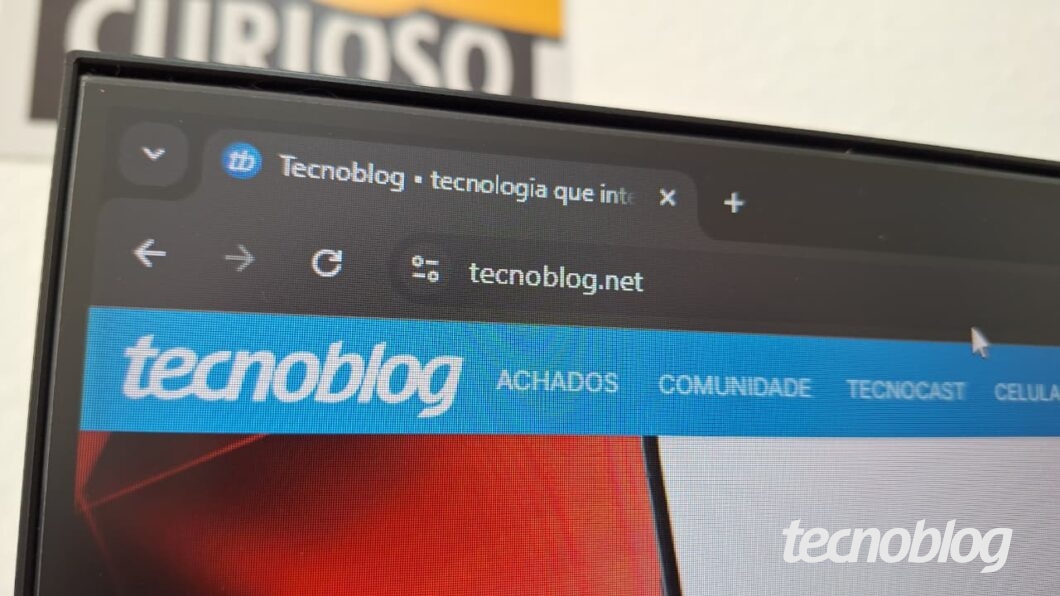 imagem de um navegador mostrando a url tecnoblog.net