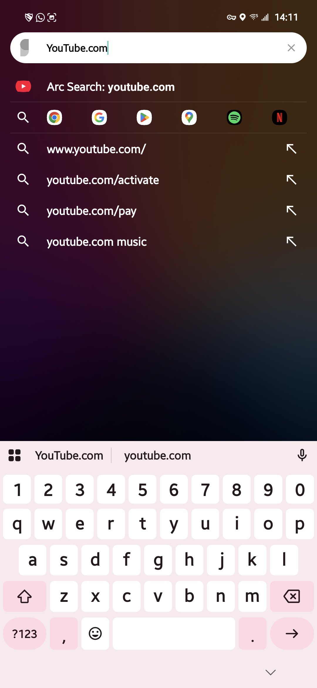 atalhos de gergelim atalho personalizável 1