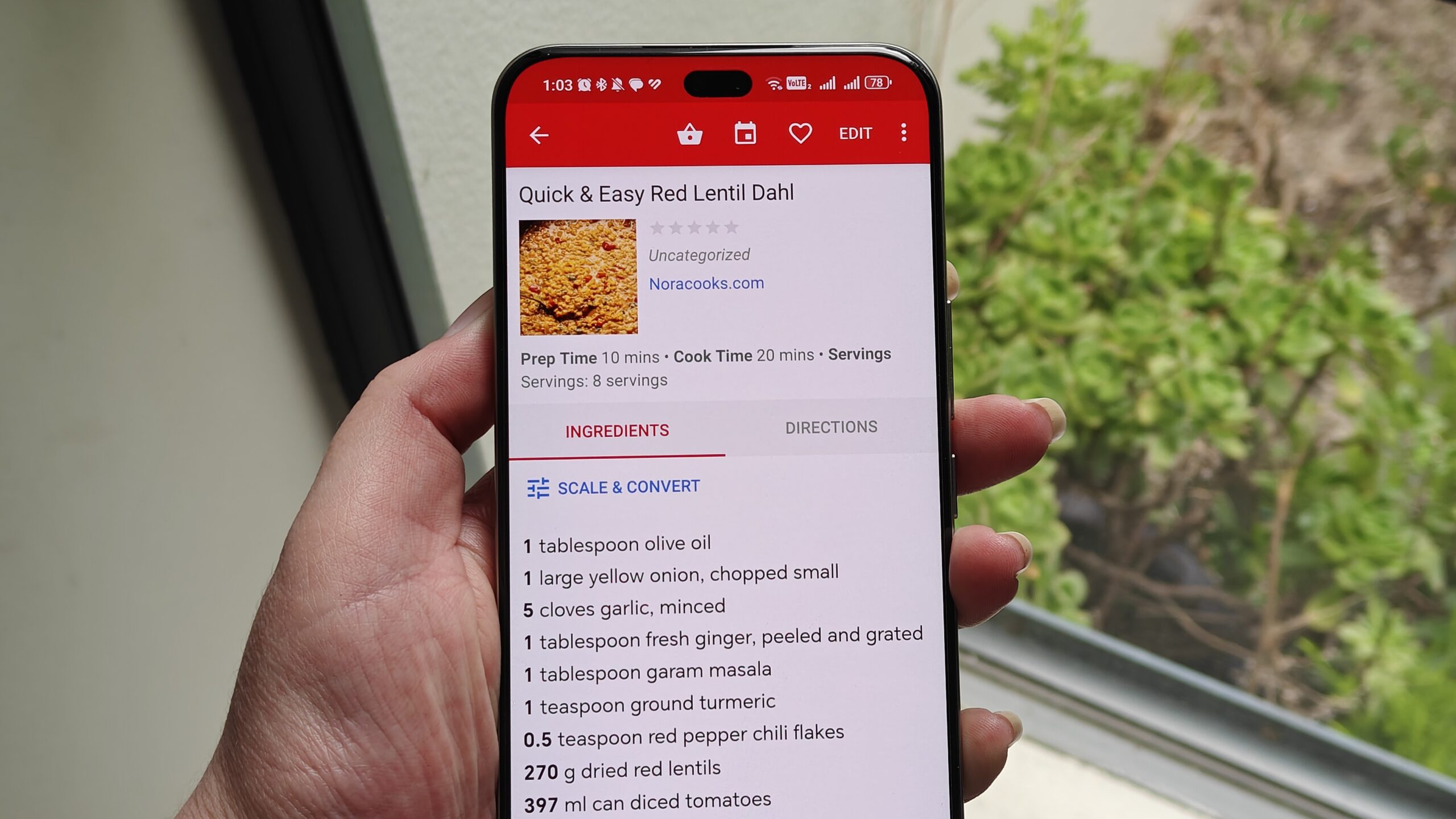 aplicativo de páprica 3 com receita