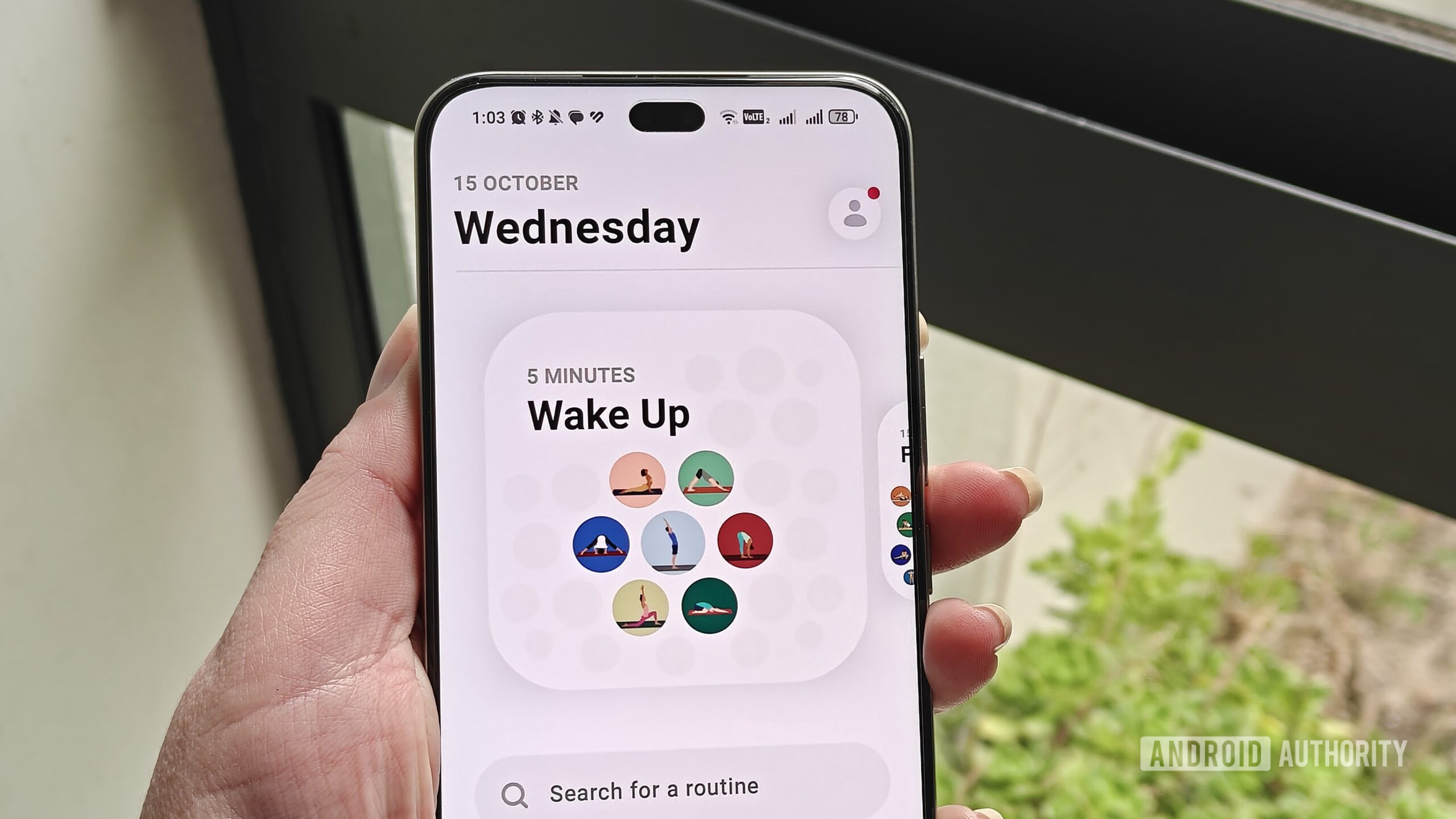 rotinas no aplicativo bend