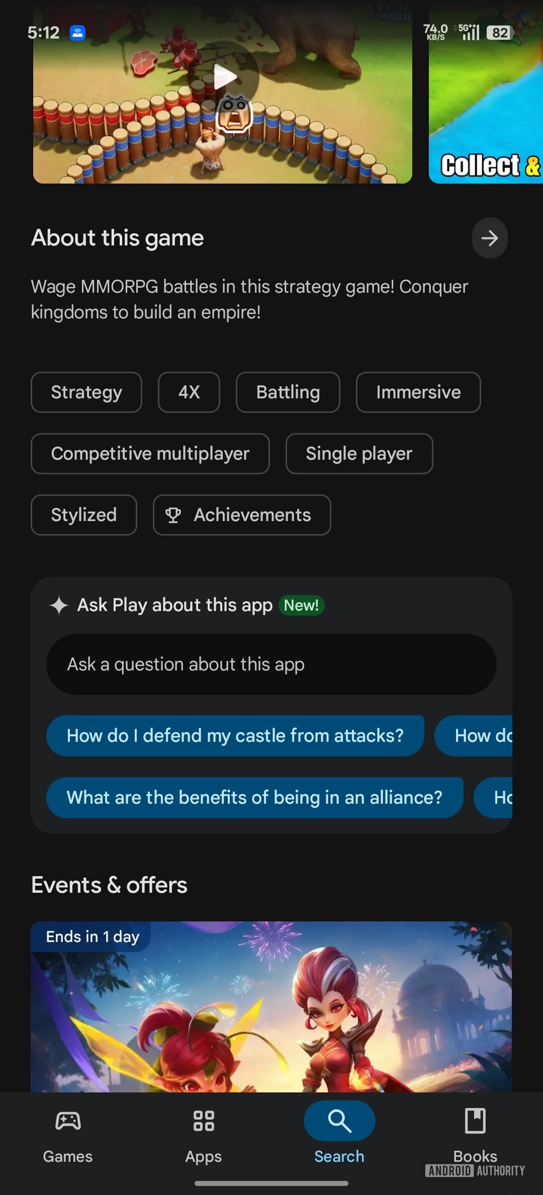 UI expressiva da Play Store 2