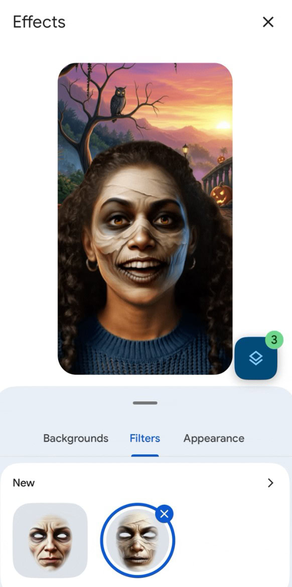 conheça o filtro de halloween