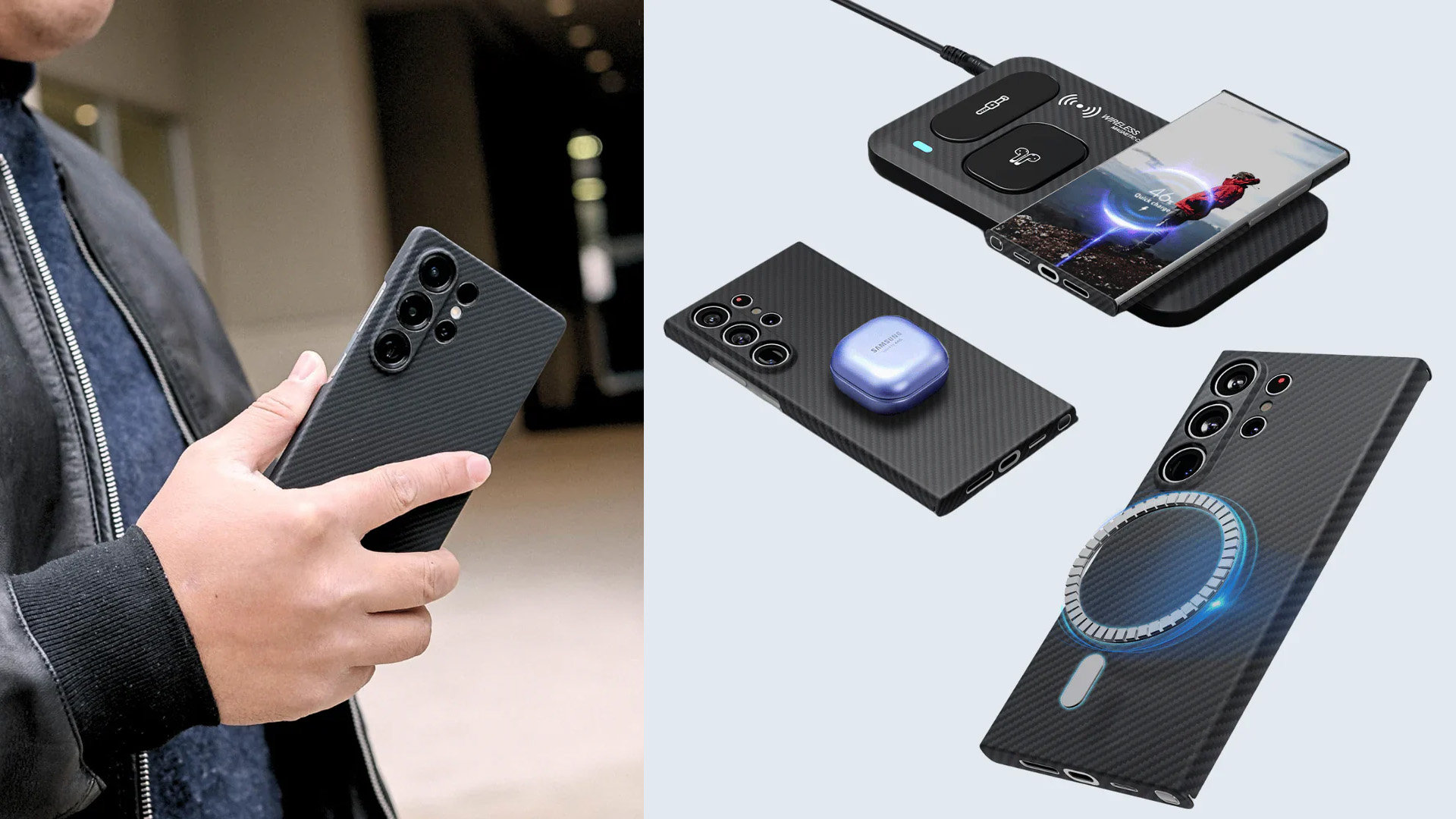 Samsung Galaxy S26 case vaza colisão com câmera e carregamento sem fio qi2