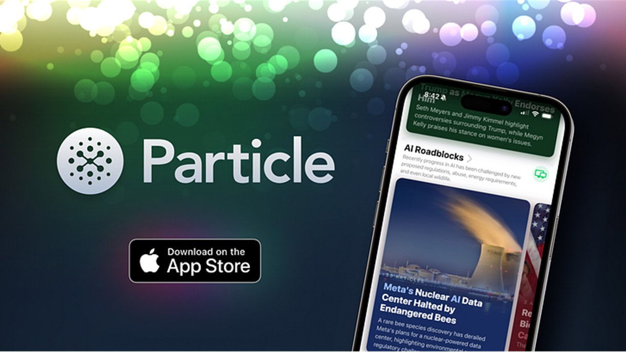 Aplicativo de notícias de partículas AI Aplicativo de partículas