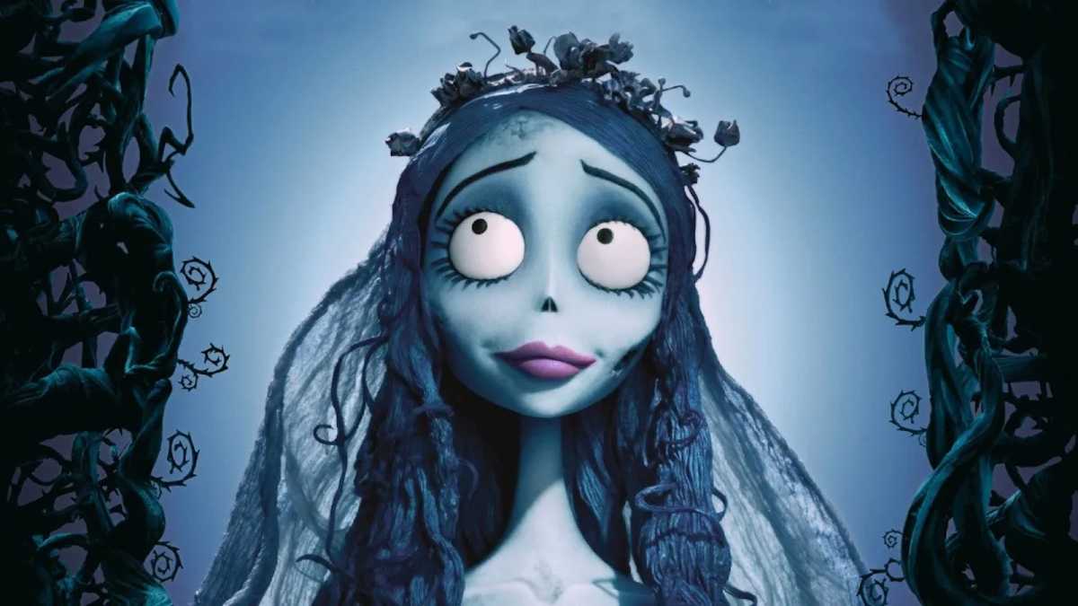 Still from Corpse Bride, showing the bride