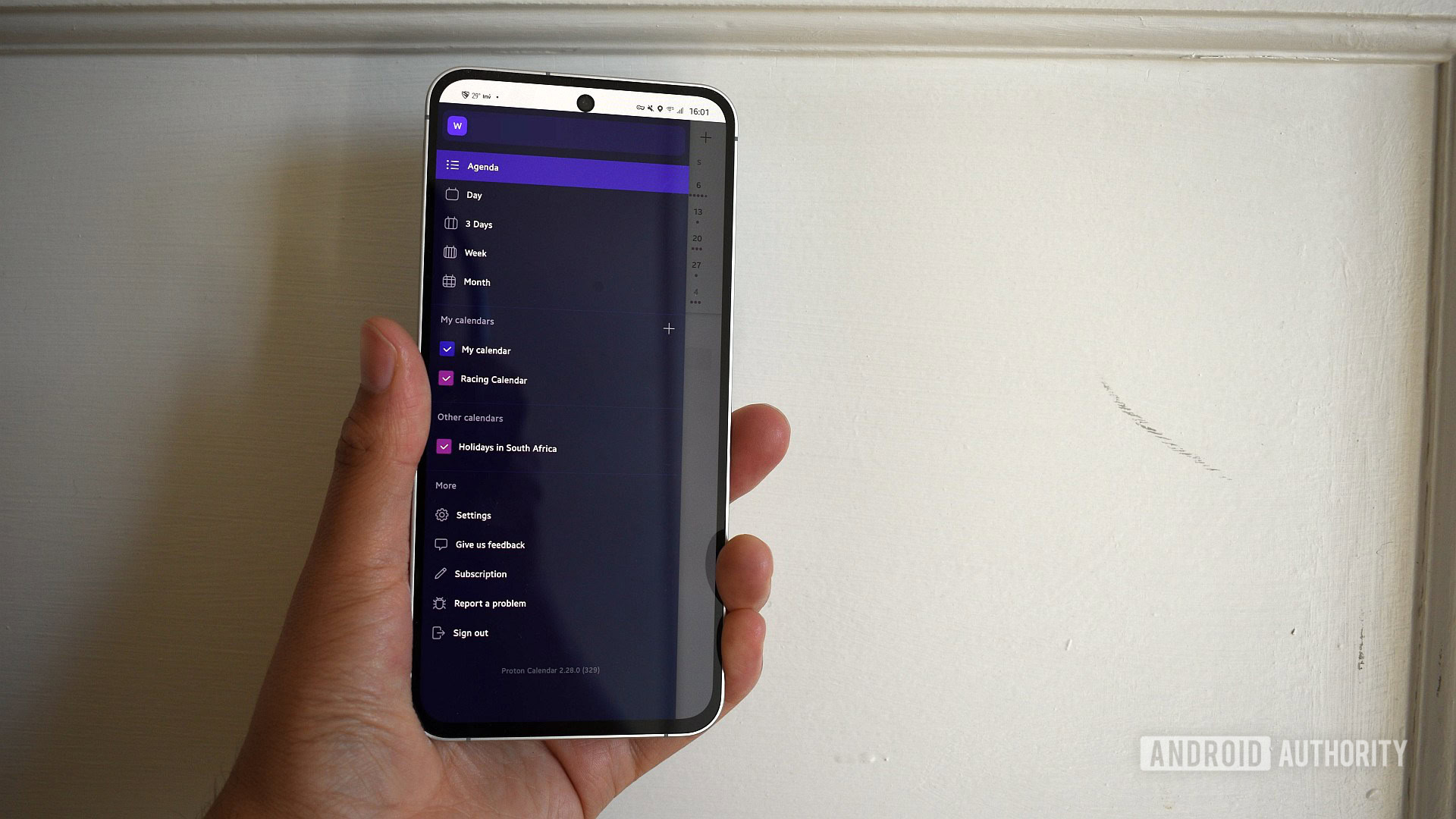 Recurso do calendário de prótons Google Recurso do calendário de prótons Google