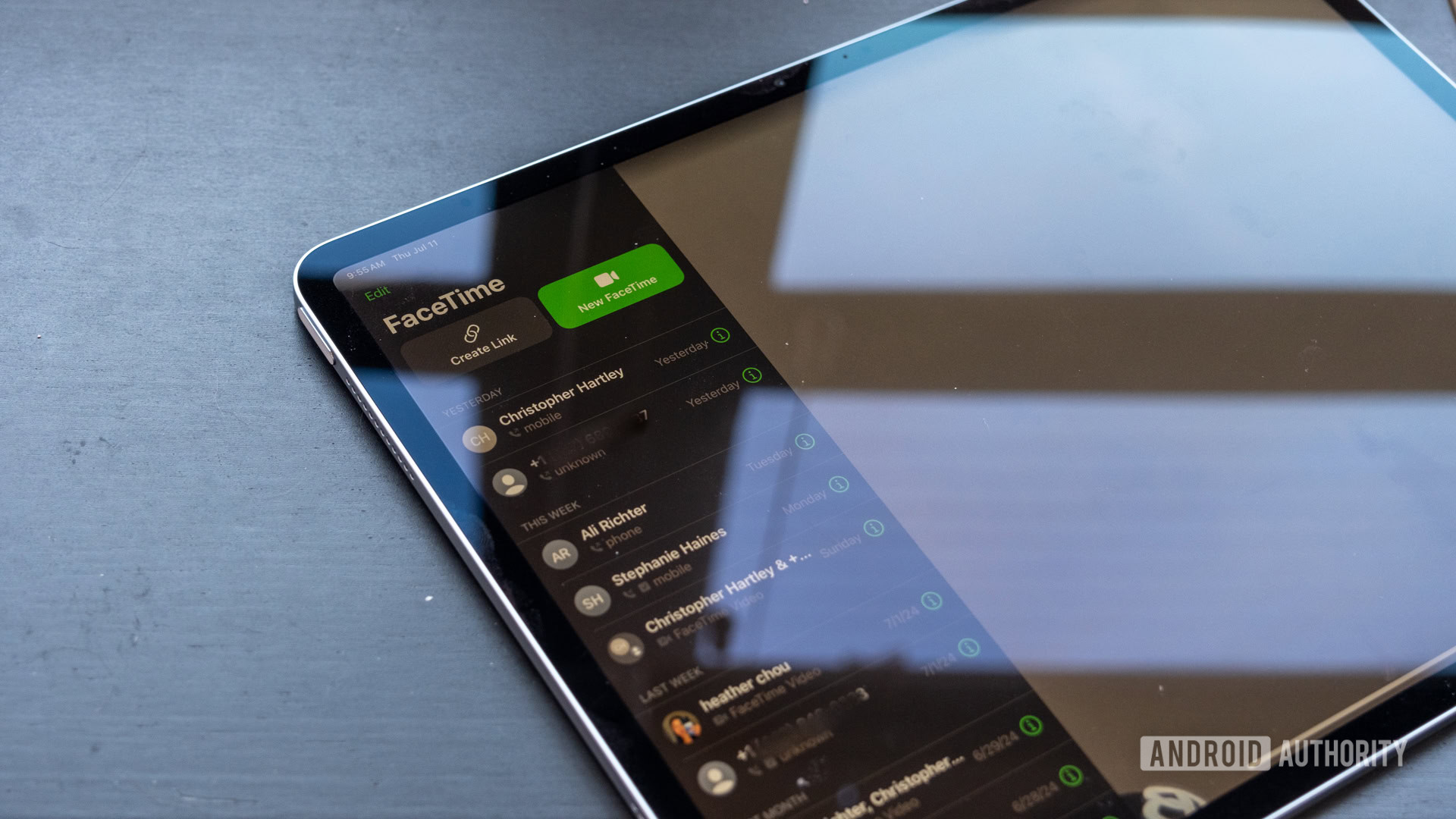 facetime do ipad air