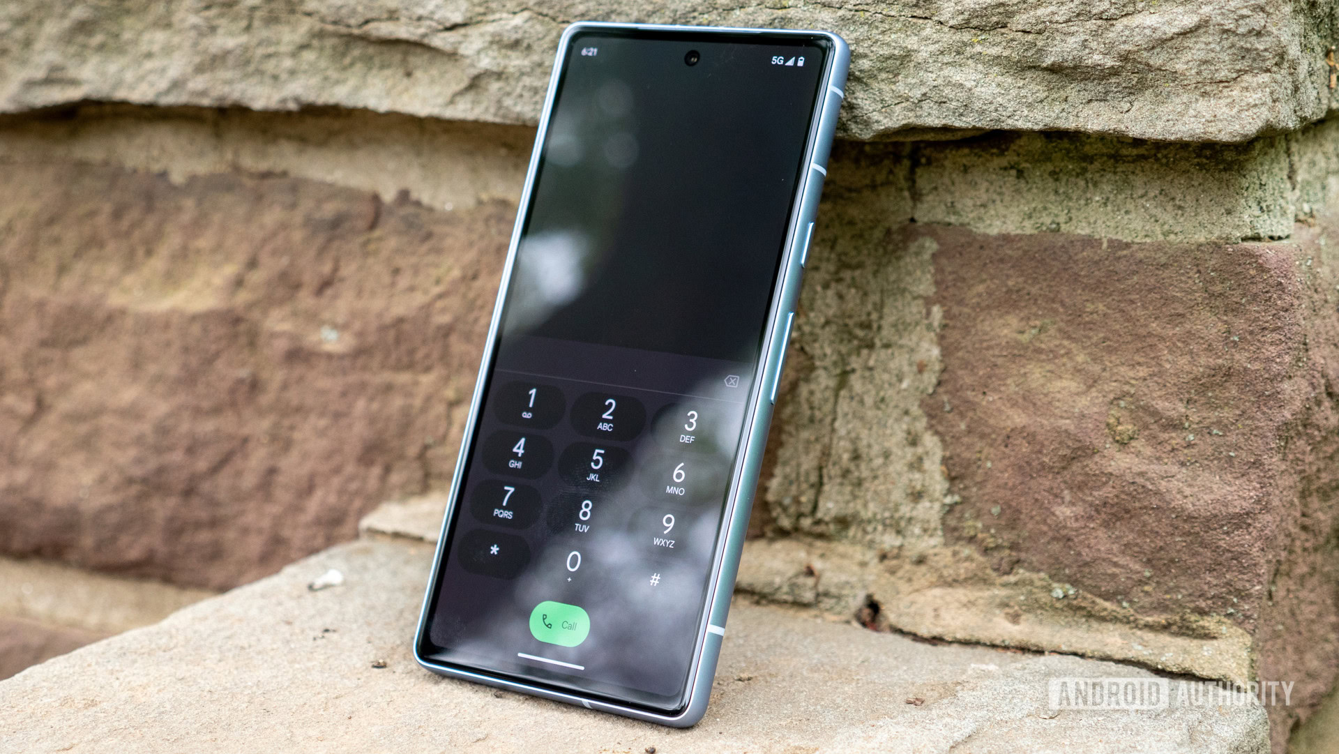 botões do google pixel 7a com discador