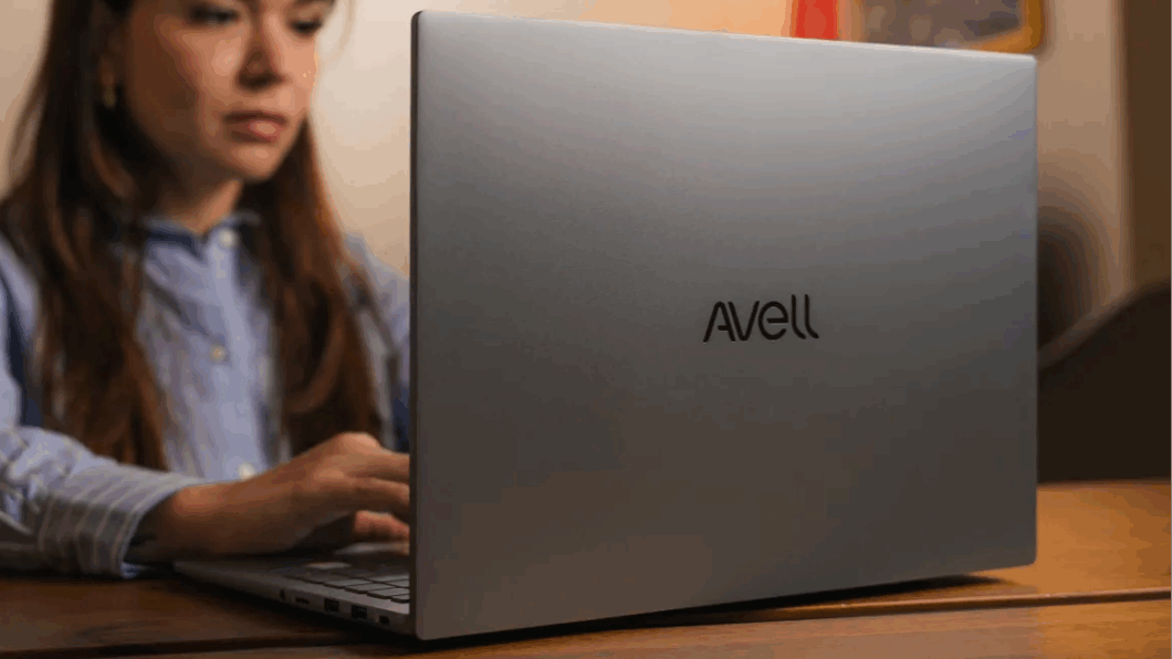 Ilustração de notebooks da Avell