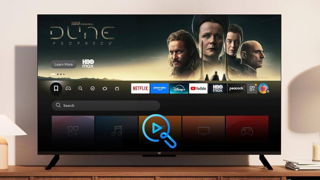 Imagem de uma smart tv com o sistema operacional Vega OS