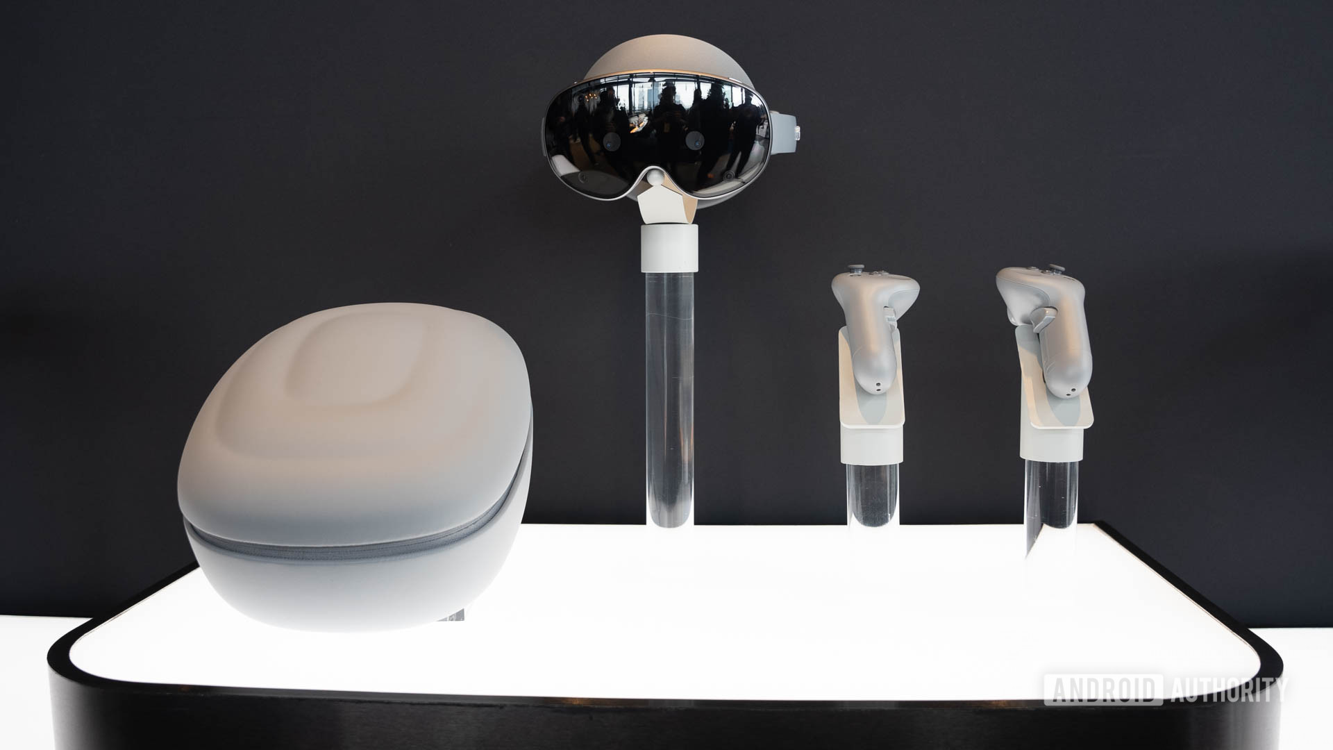 Estojo de viagem, fone de ouvido e controladores Samsung Galaxy XR