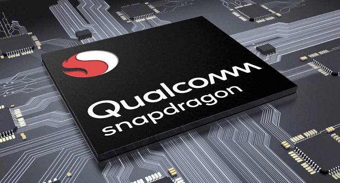Imagem mostra a representação de um chip Snapdragon