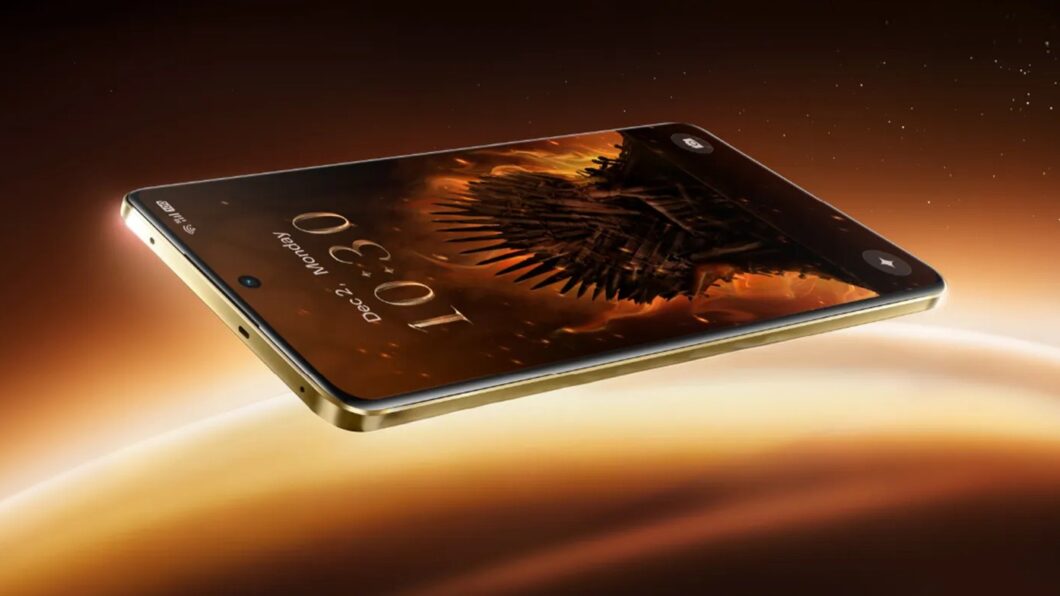 Imagem mostra o Realme 15 Pro Game of Thrones Edition