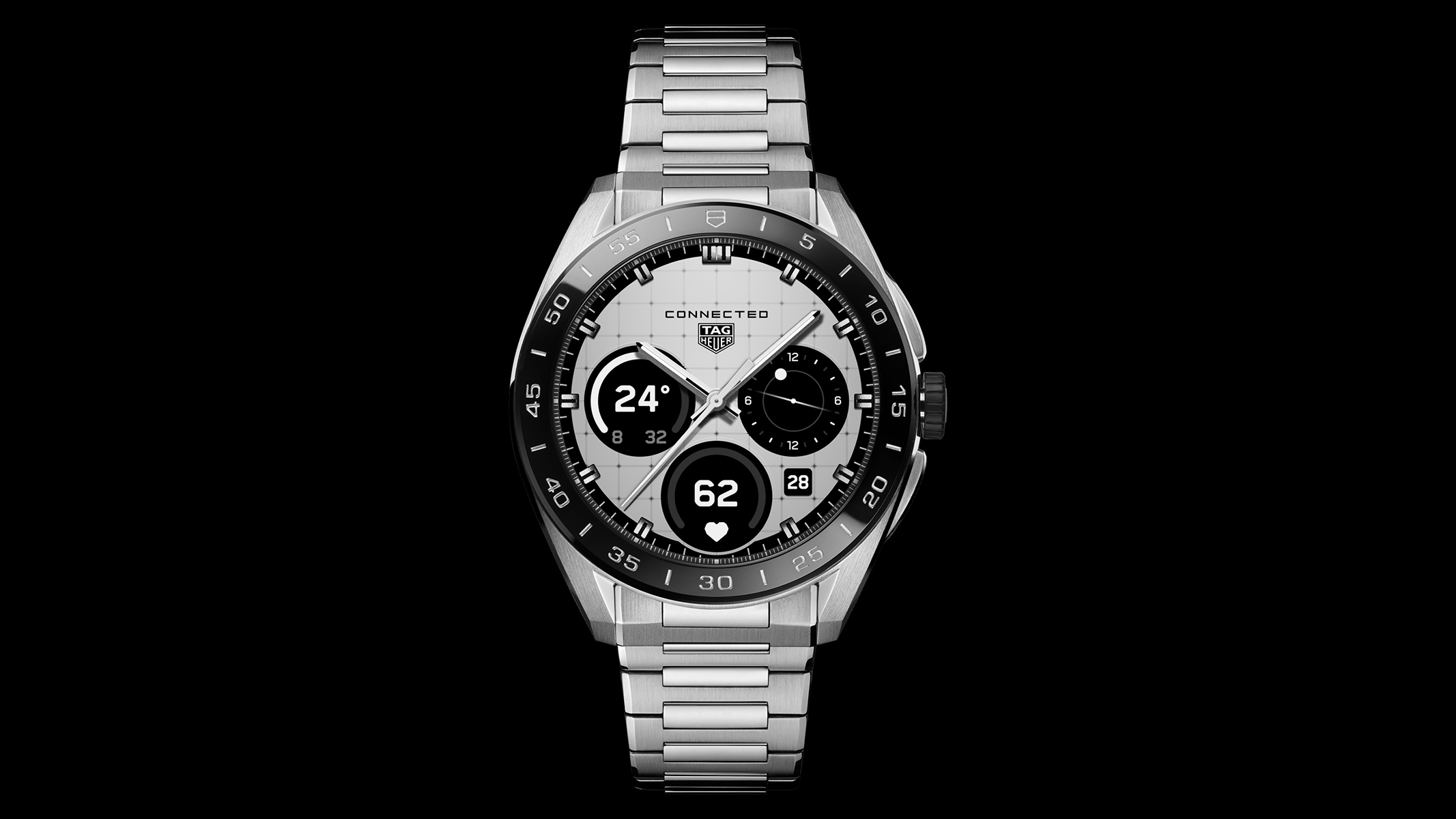 tag heuer conectado calibre e5 cópia