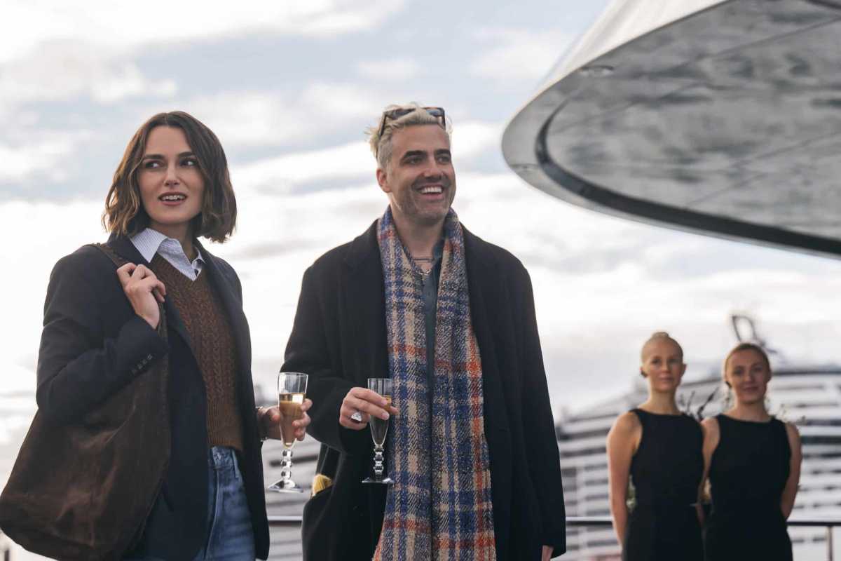 Keira Knightley as Laura Blacklock in Netflix's The Woman in Cabin 10