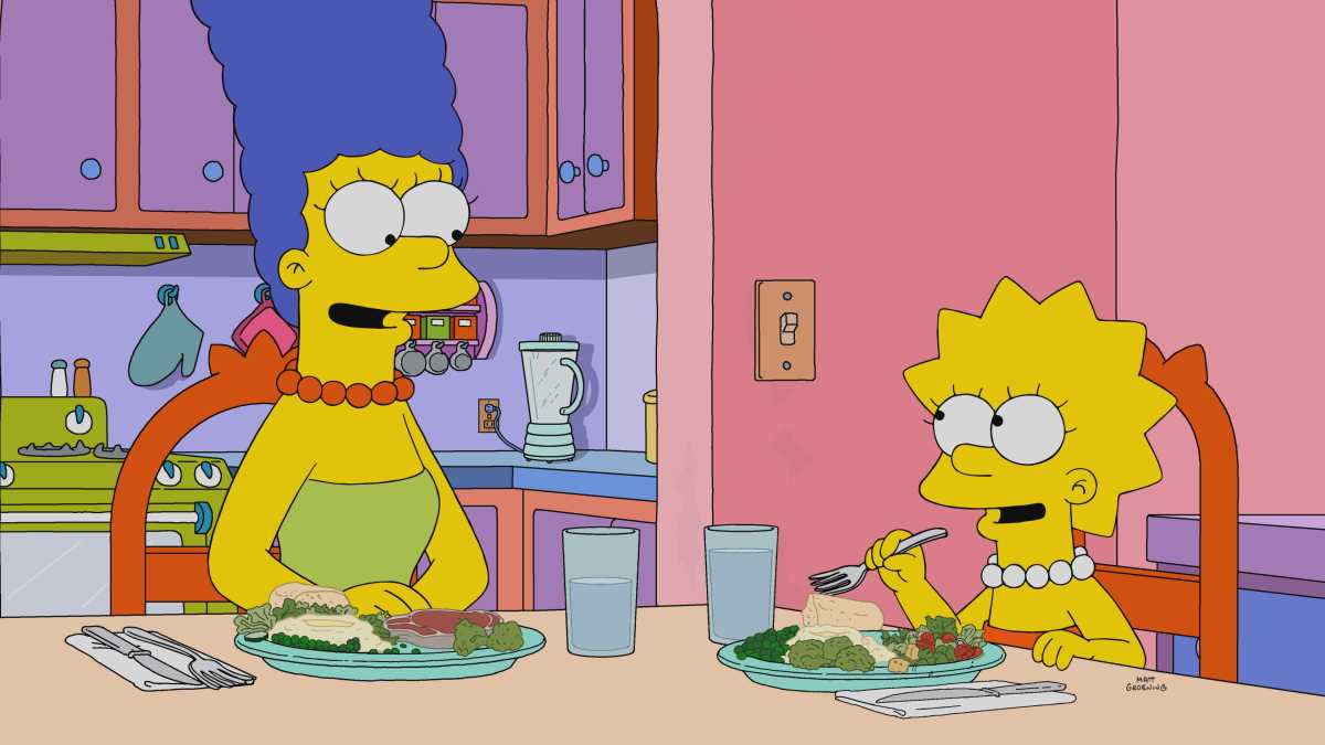 The Simpsons - Marge and Lisa