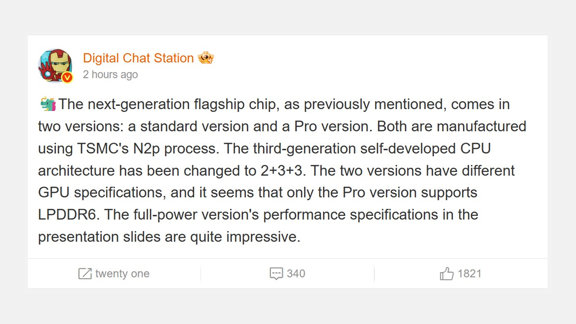 Snapdragon 8 Elite Gen 6 com rumores de variante Pro