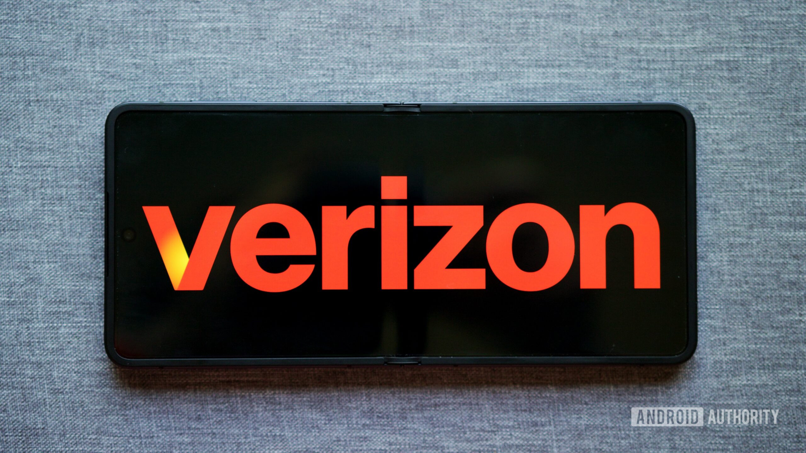Logotipo da Verizon exibido em um telefone Android.