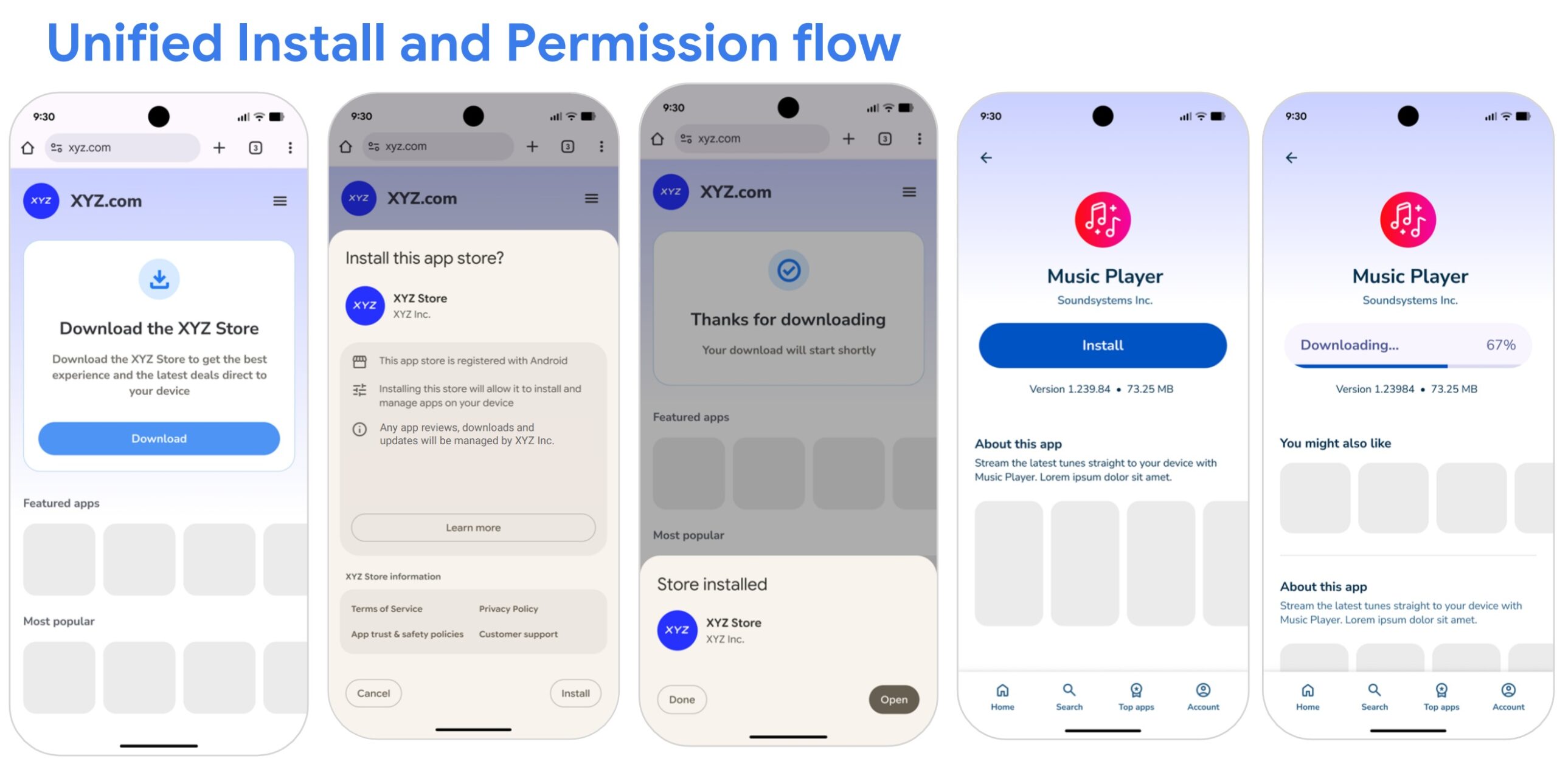 UI proposta para instalação de uma loja de aplicativos de terceiros no Android 17 UI proposta para instalação de uma loja de aplicativos de terceiros no Android 17