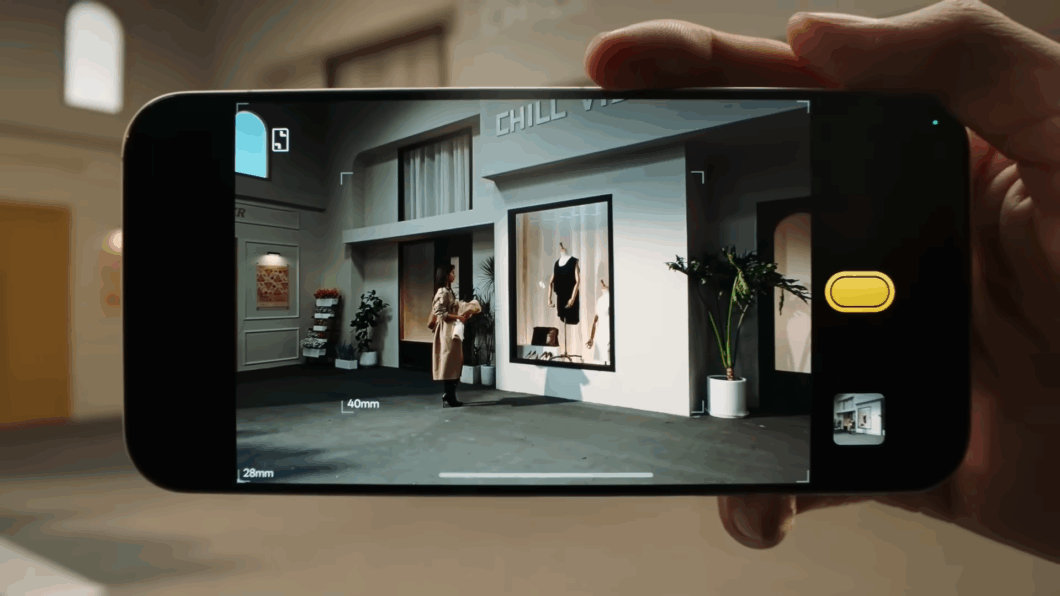 Foto de um Realme GT 8 Pro no app de câmera
