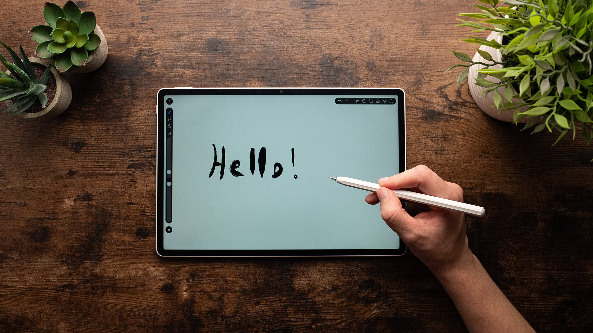 Desenho Huawei MatePad 12 X com caneta