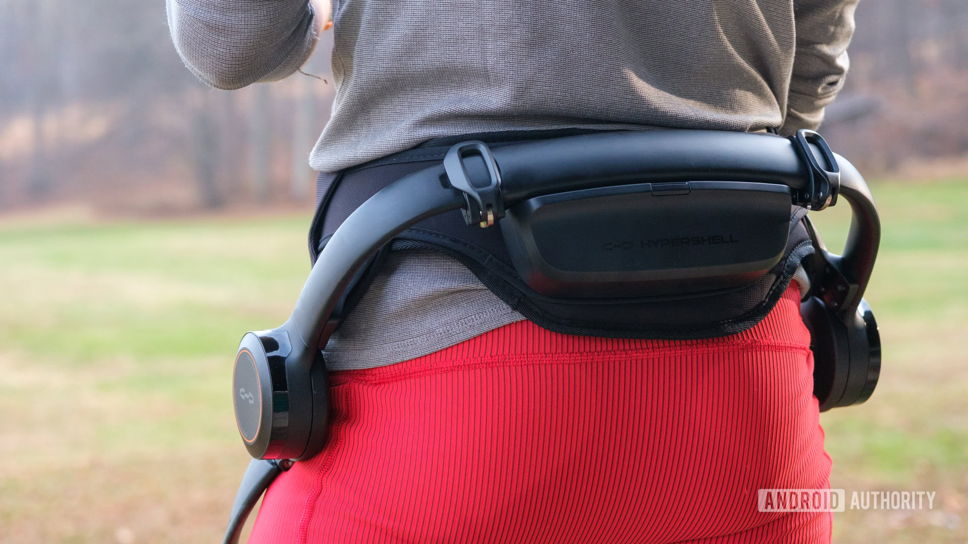 Hypershell X Ultra na parte traseira