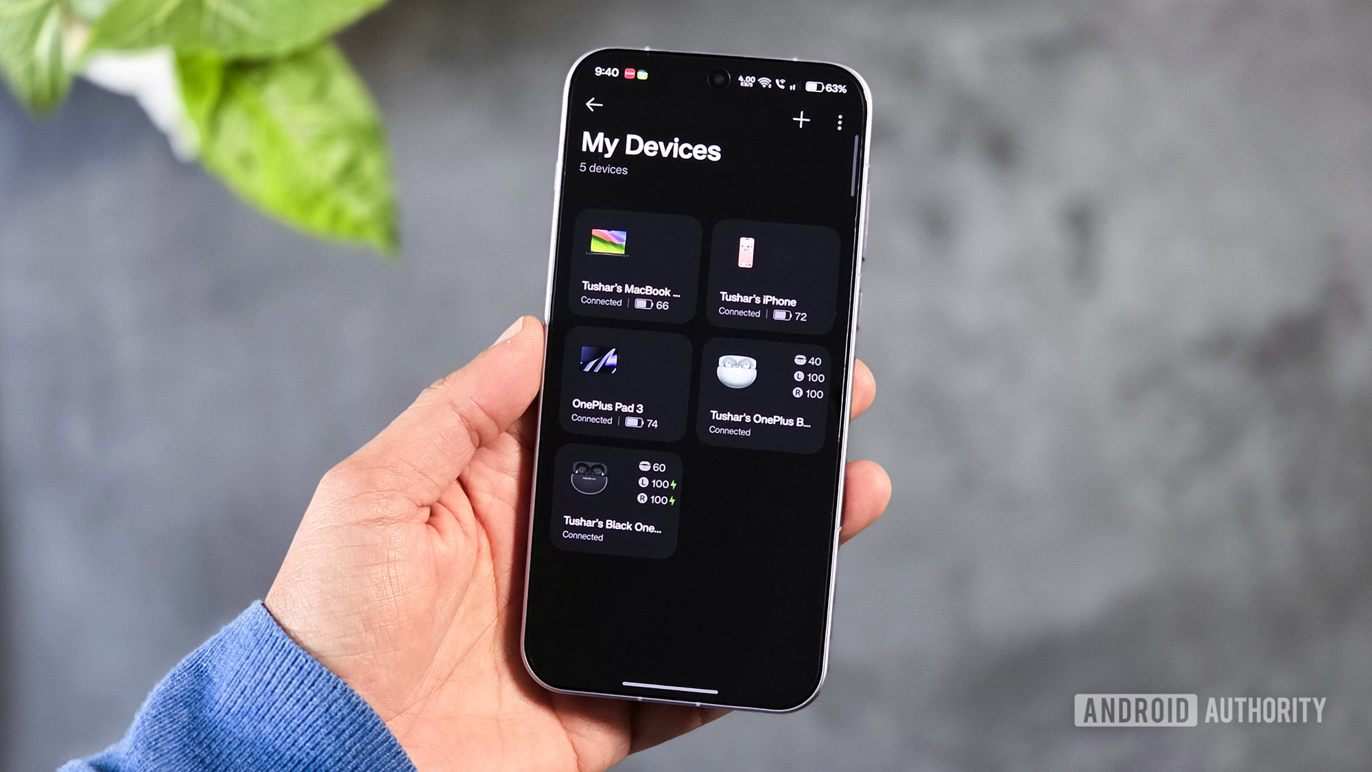 OxygenOS 16 meus dispositivos