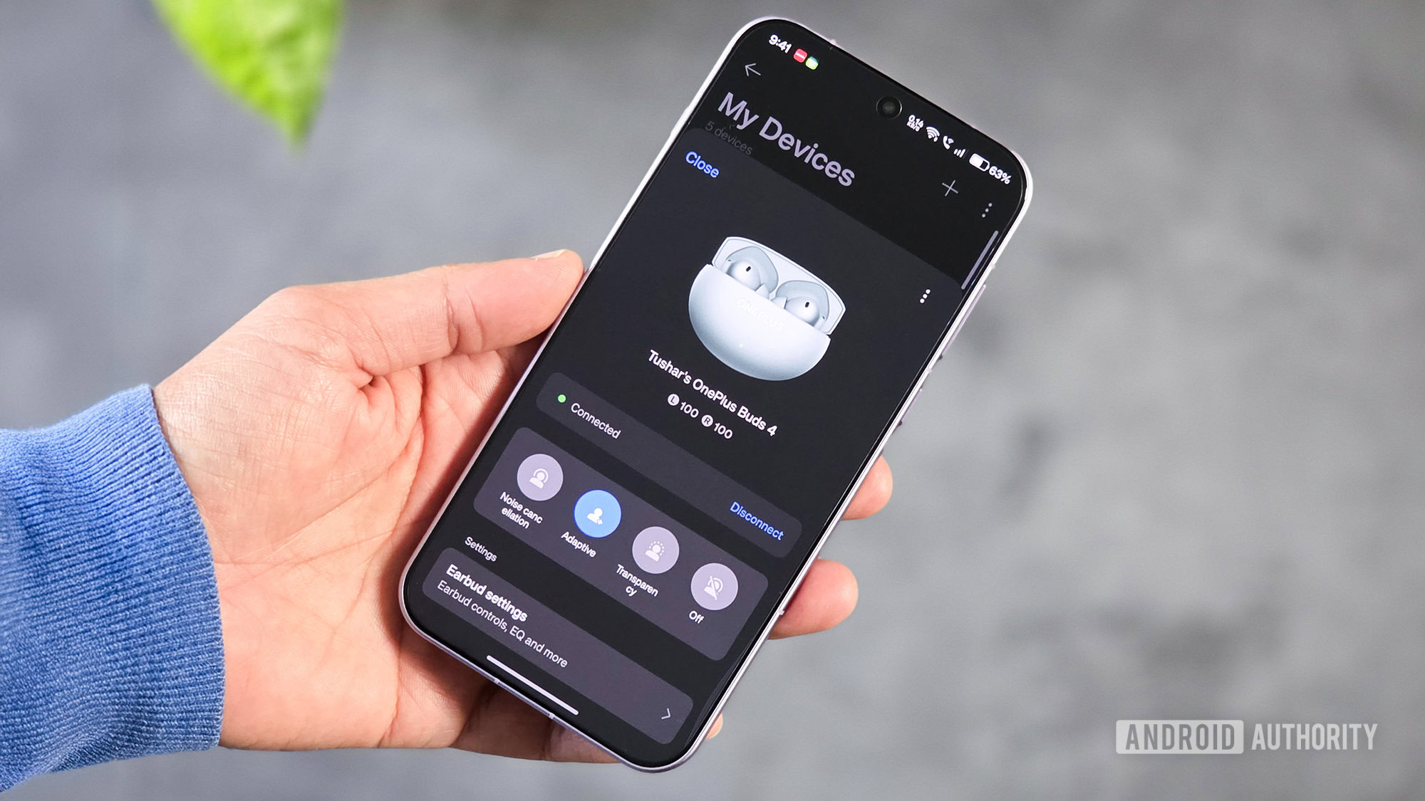 Configura&ccedil;&otilde;es de fones de ouvido OxygenOS 16 meus dispositivos