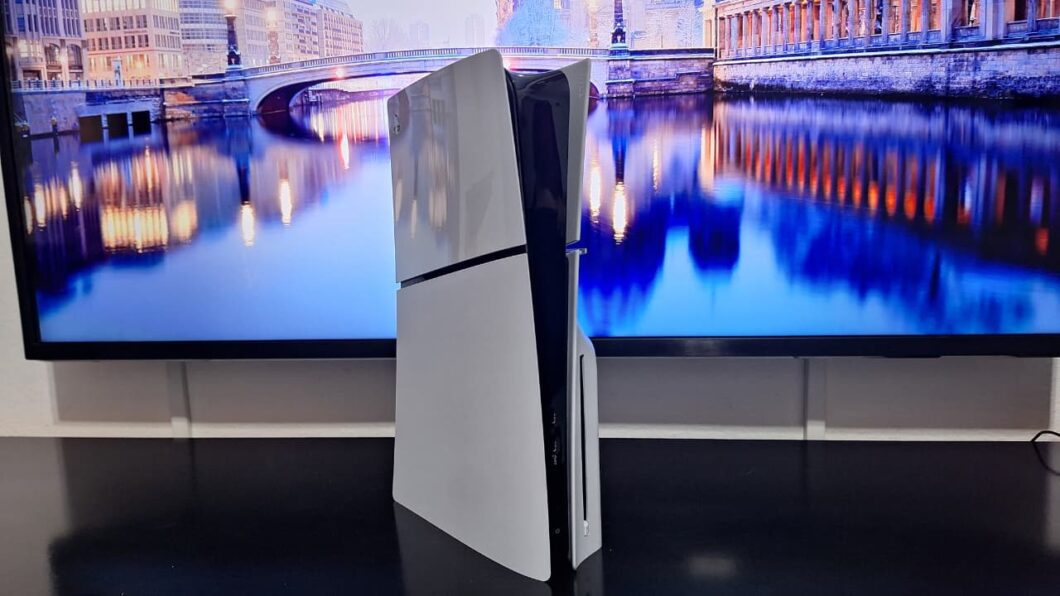 imagem do PS5 com drive de disco