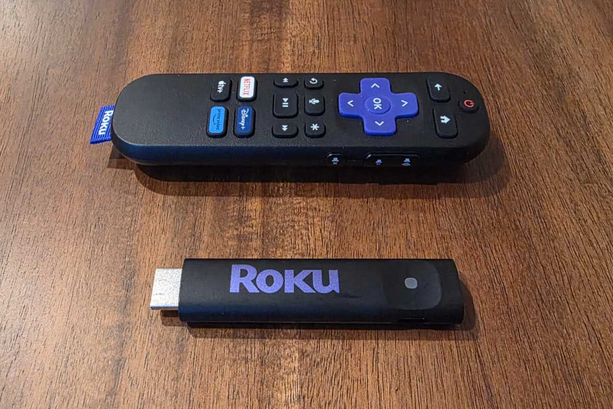 Roku Streaming Stick dongle and remote