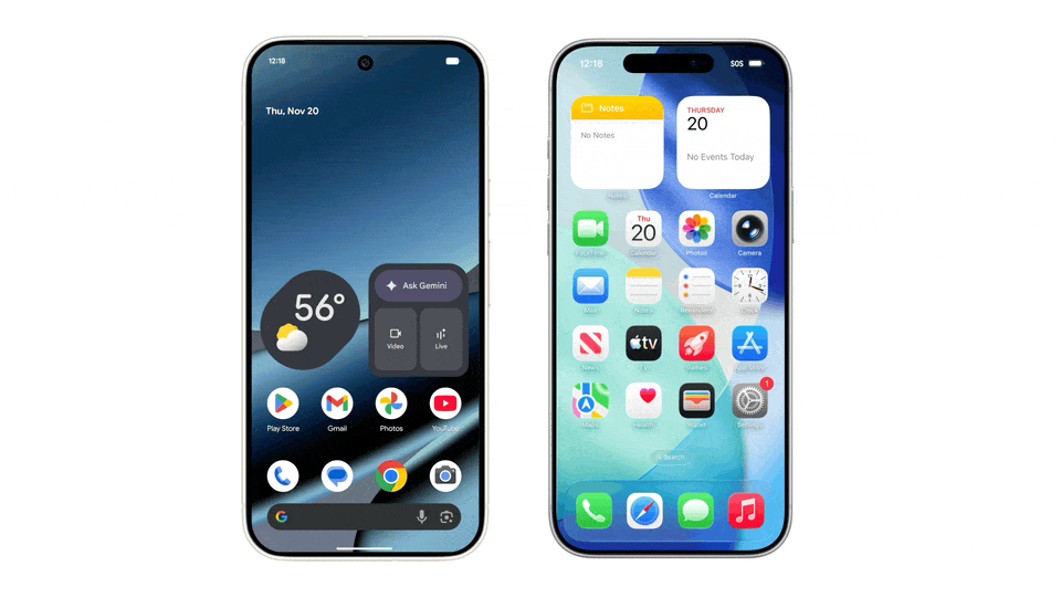 Quick Share and AirDrop