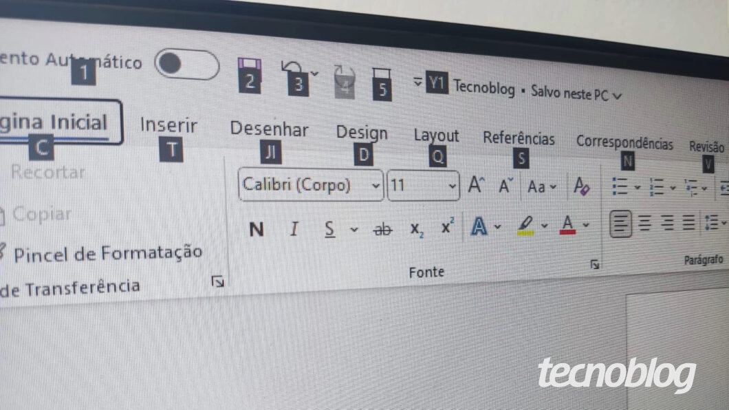 Todos os atalhos do Microsoft Word