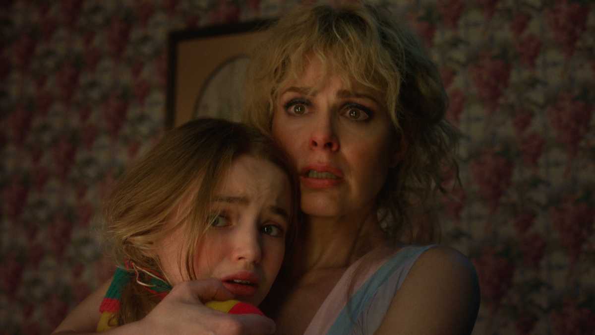 Karen and Holly Wheeler hold each other in Stranger Things season 5