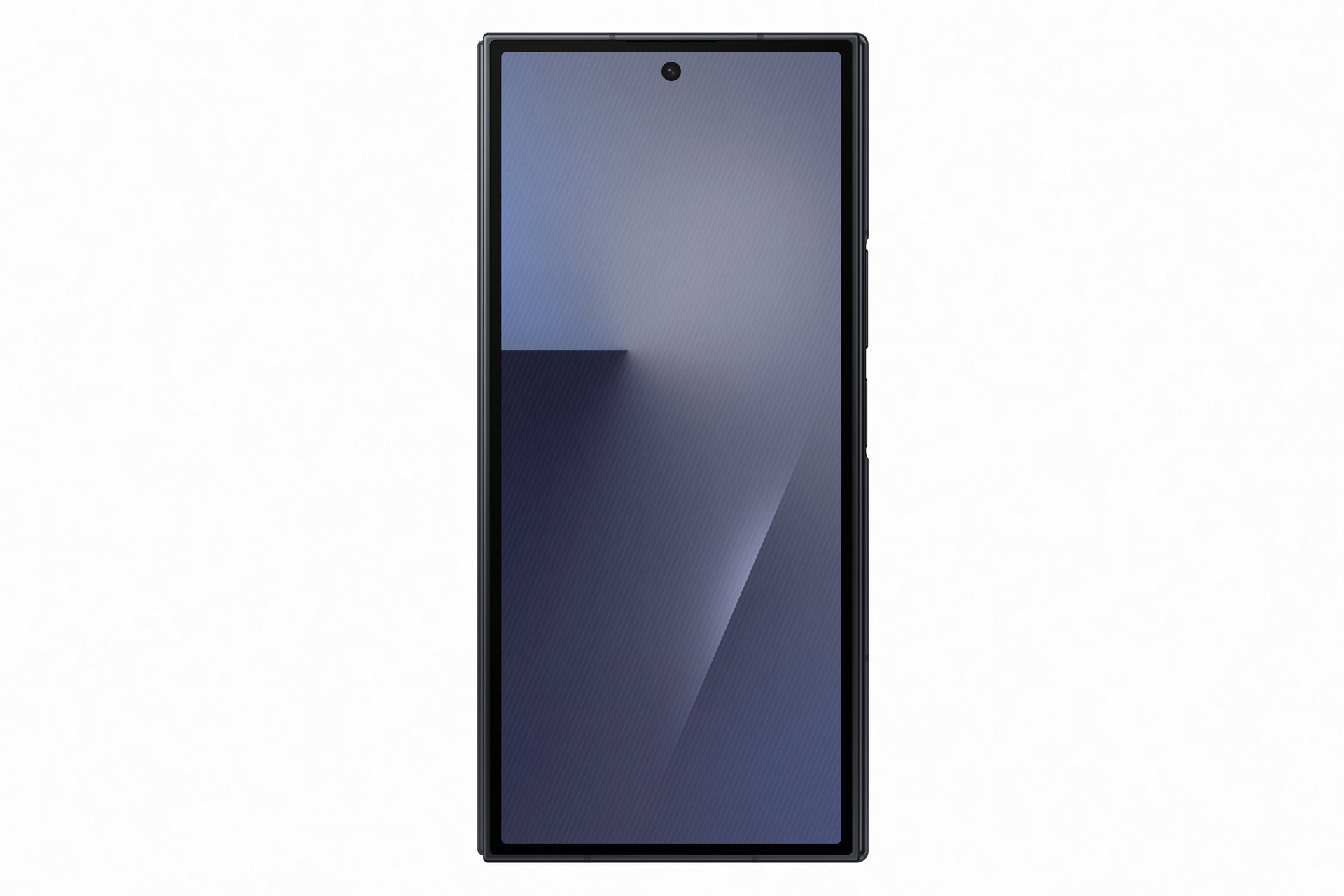 galaxy z com três dobras trabalhadas em preto com frente fechada