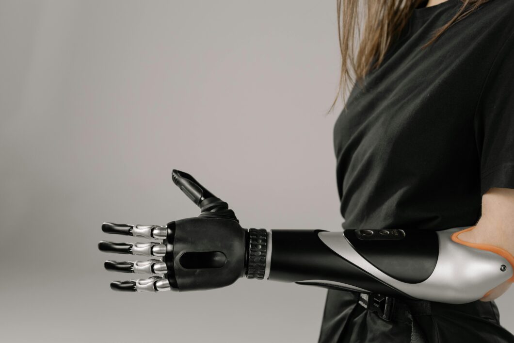 Ilustração de braço robótico