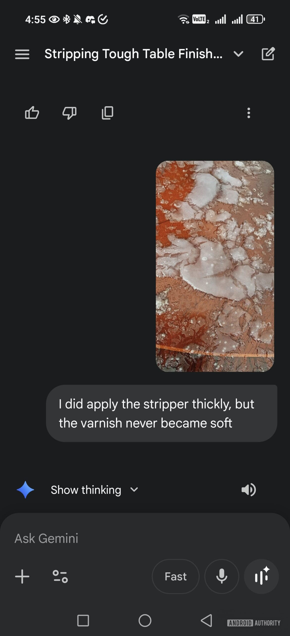 perguntando a G&ecirc;meos sobre decapante com defeito com foto