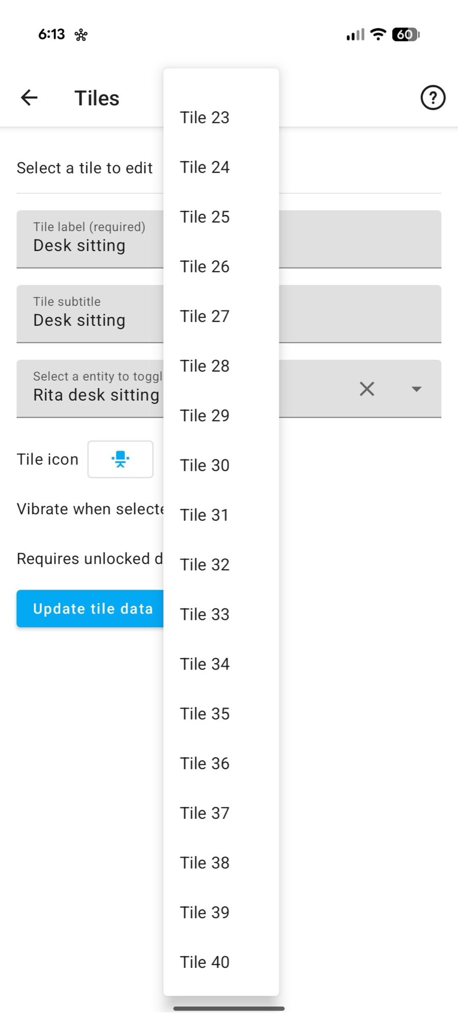 assistente inicial de configura&ccedil;&otilde;es r&aacute;pidas do Android 40 blocos dispon&iacute;veis