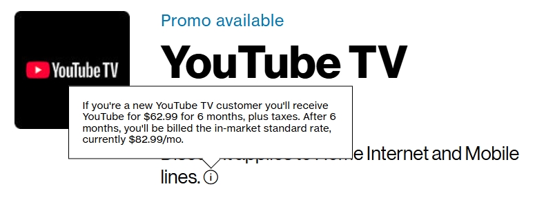 Promo&ccedil;&atilde;o da Verizon no YouTube TV (1)